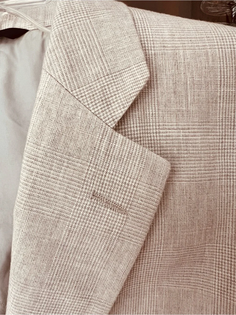 Italian Linen & Silk by John W. Nordstrom Light patterned BeigeSport Coat